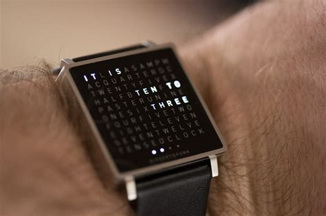 qlocktwo replica watch